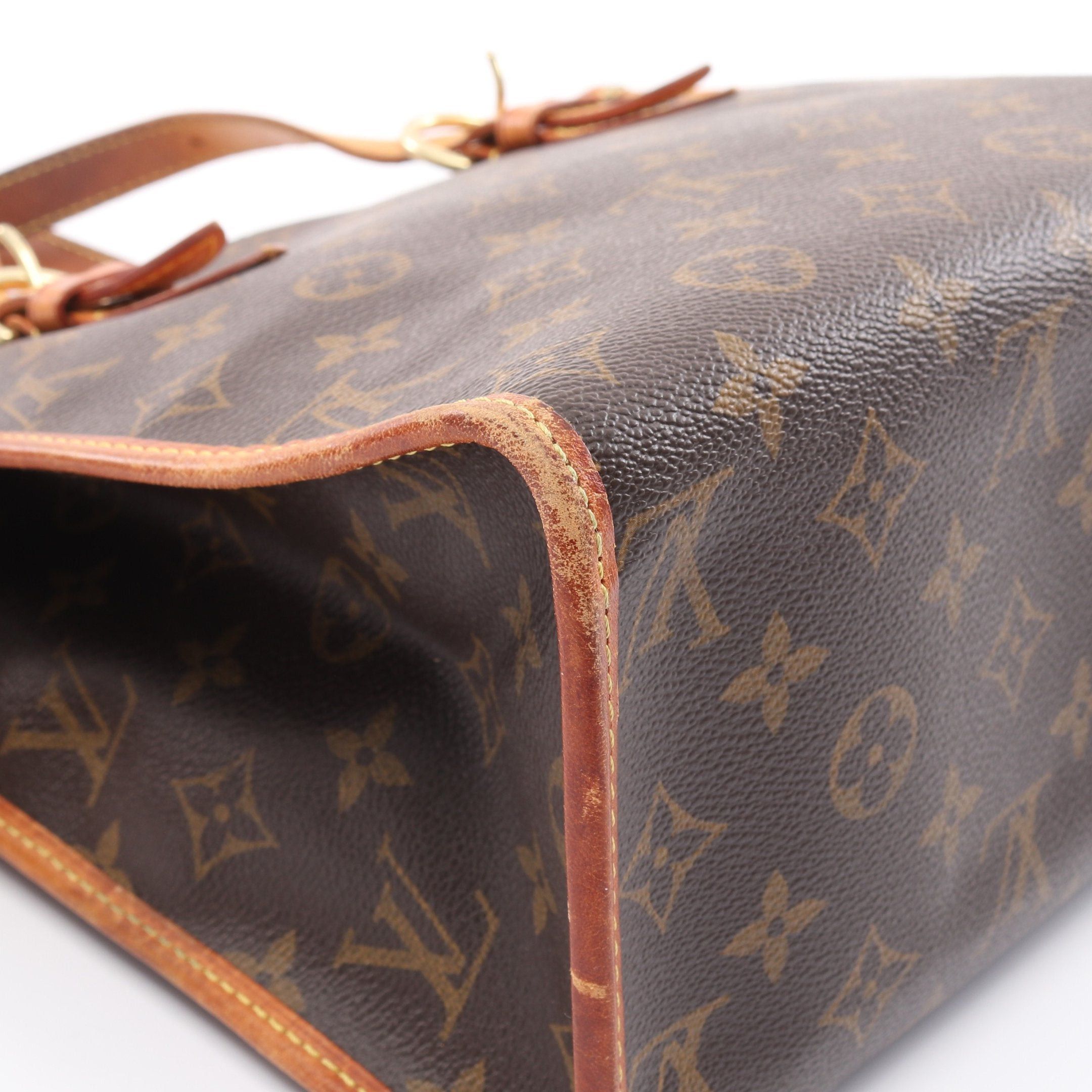 Louis Vuitton Louis Vuitton Popincourt O Monogram Shoulder Bag Tote Leather Brown Size ONE SIZE - 6 Thumbnail