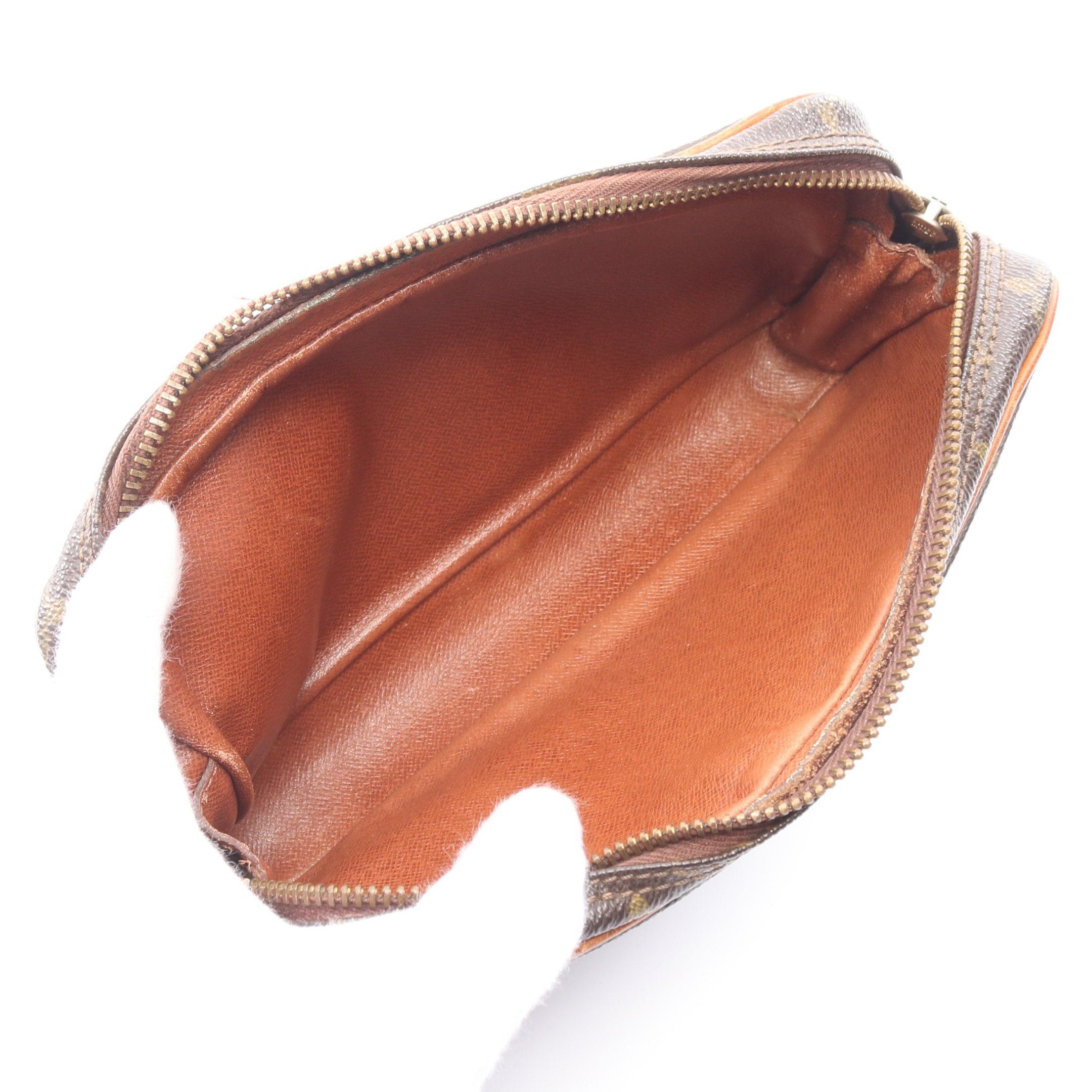 Louis Vuitton Louis Vuitton Marly Dragonne Pm Monogram Clutch Bag Second Leather Brown Size ONE SIZE - 3 Thumbnail