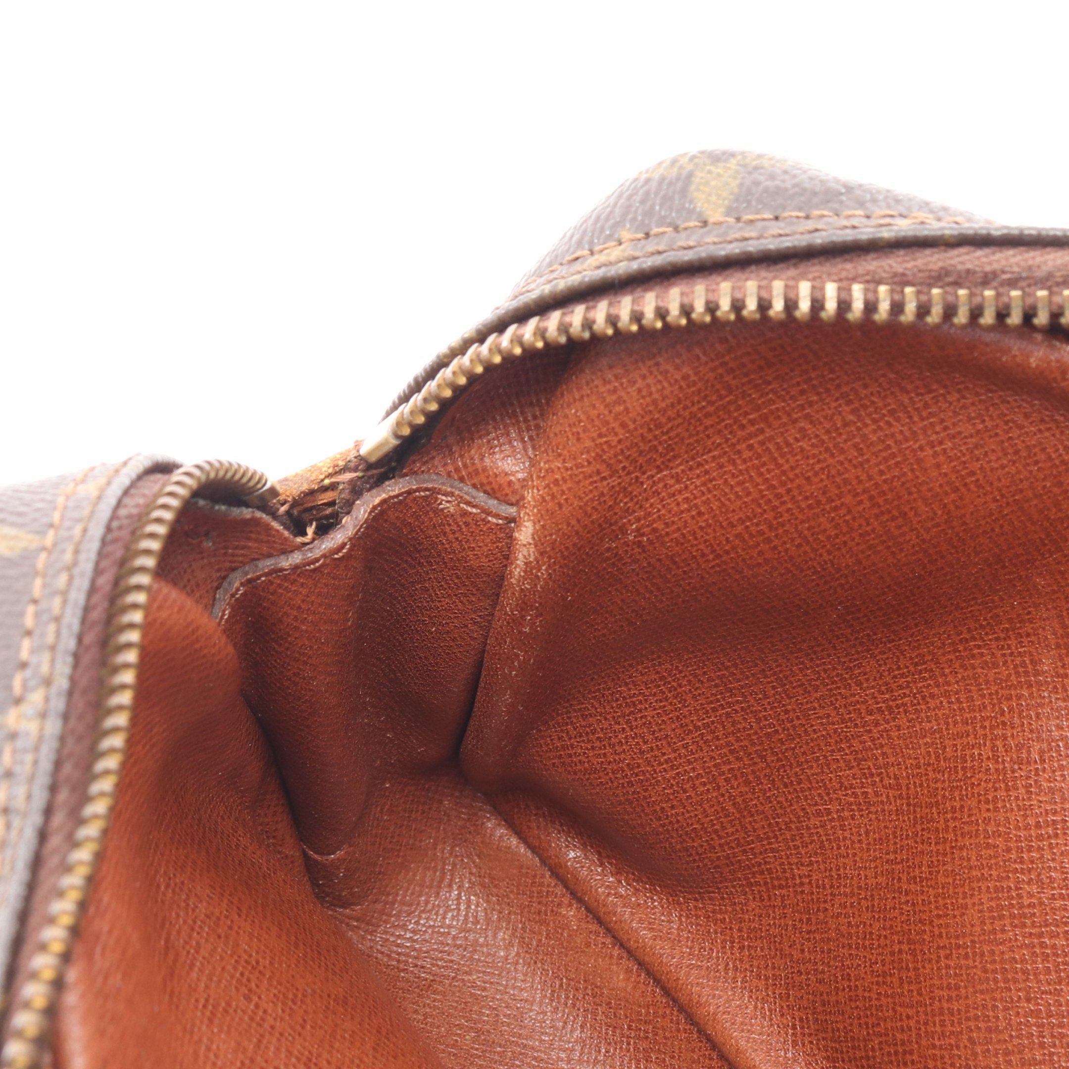 Louis Vuitton Louis Vuitton Marly Dragonne Pm Monogram Clutch Bag Second Leather Brown Size ONE SIZE - 12 Thumbnail