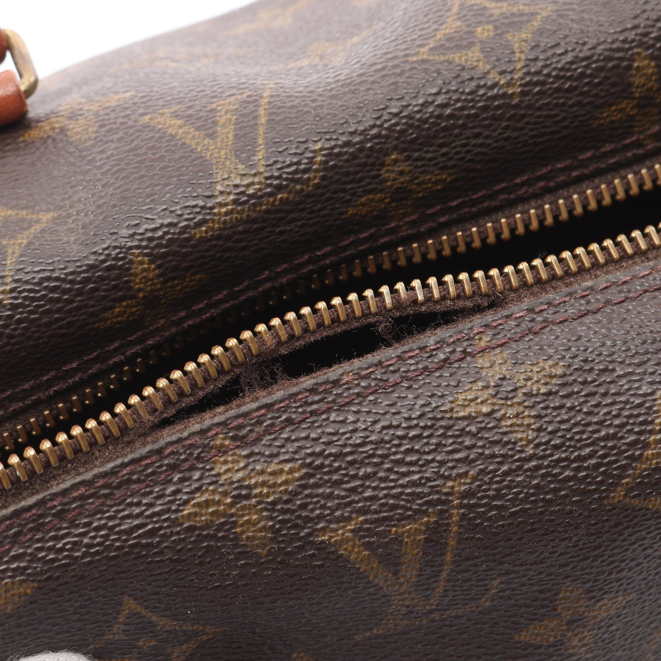 Louis Vuitton Louis Vuitton Papillon 30 Monogram Old Model Handbag Leather Brown Size ONE SIZE - 9 Thumbnail