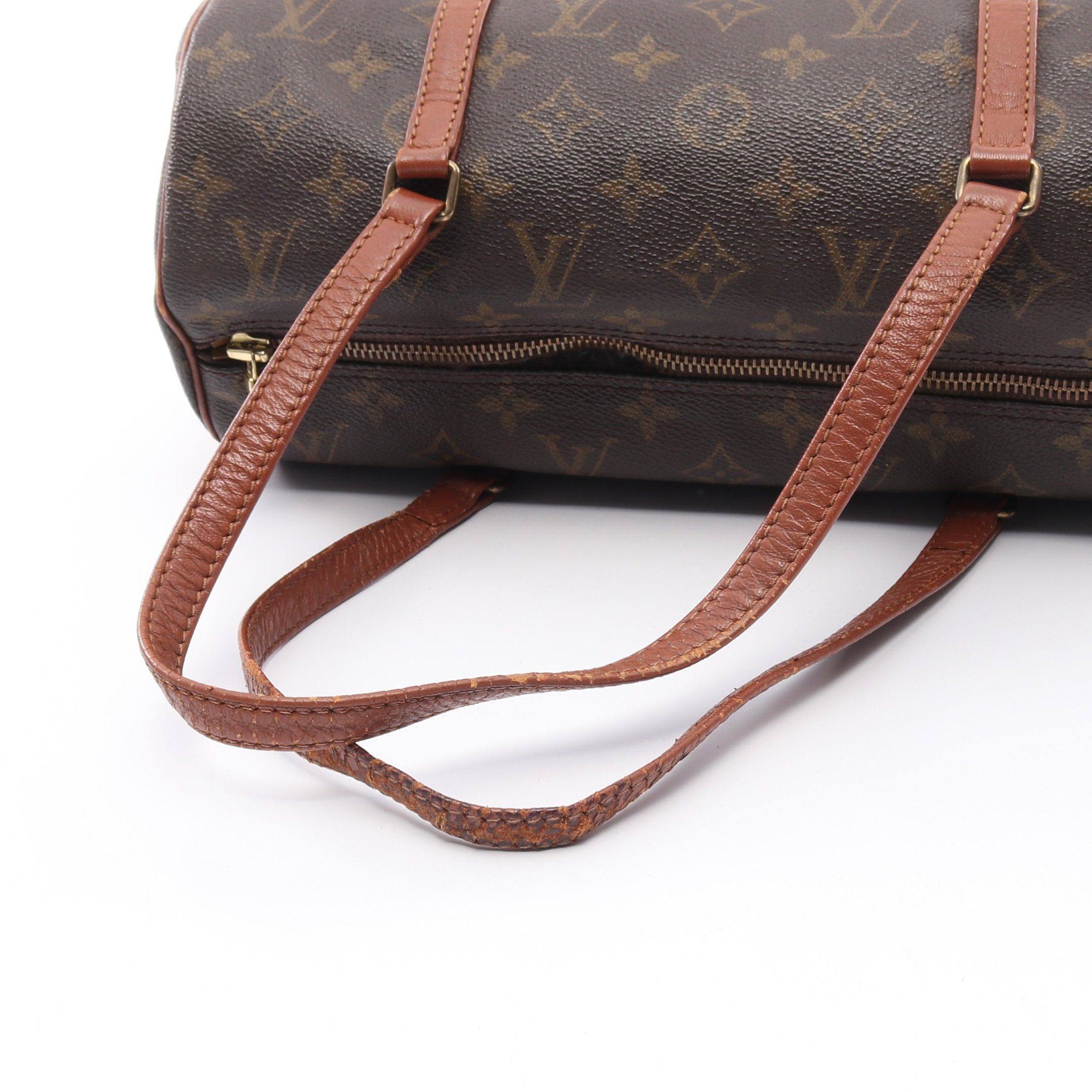 Louis Vuitton Louis Vuitton Papillon 30 Monogram Old Model Handbag Leather Brown Size ONE SIZE - 10 Thumbnail