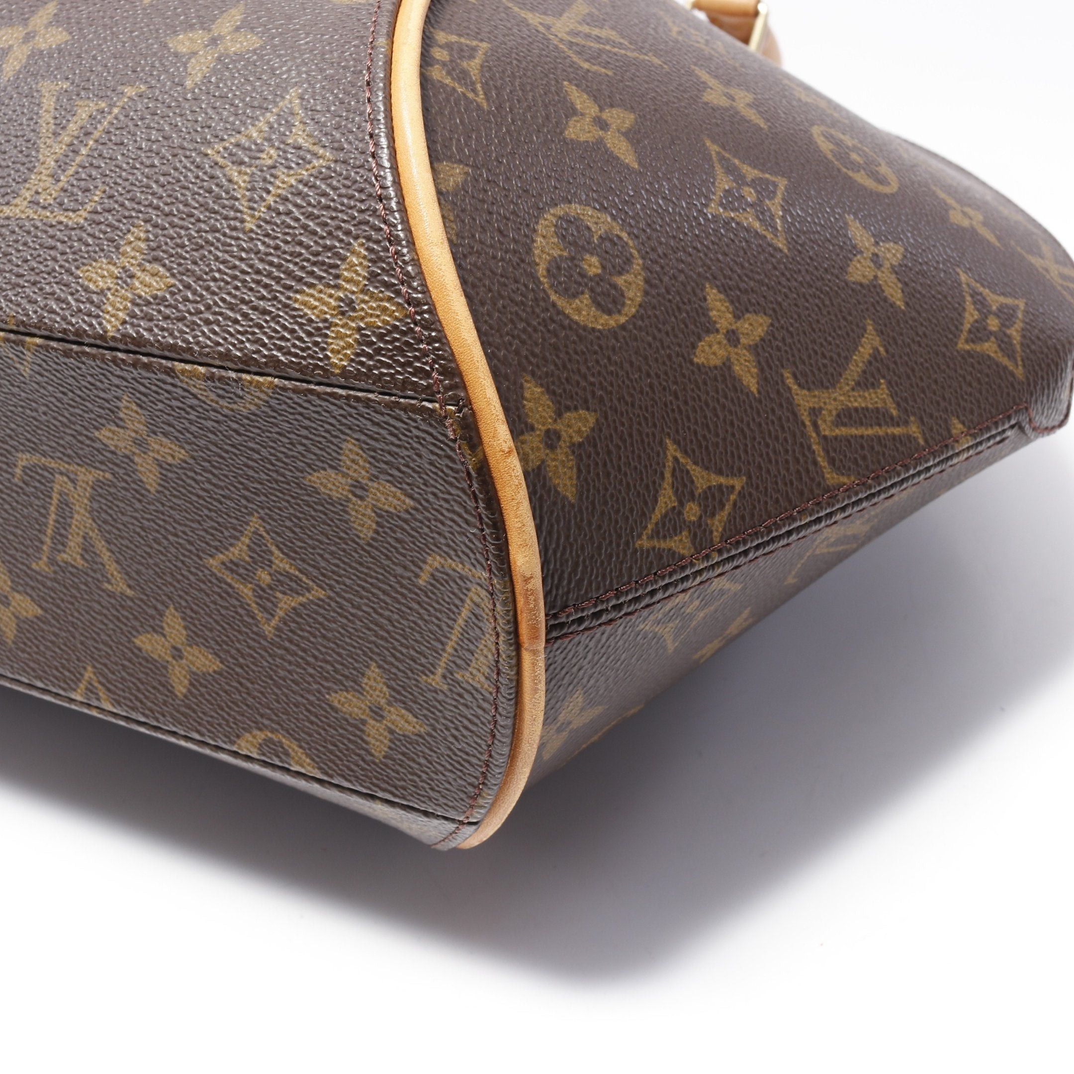 Louis Vuitton Louis Vuitton Ellipse Mm Monogram Handbag Leather Brown Size ONE SIZE - 6 Thumbnail