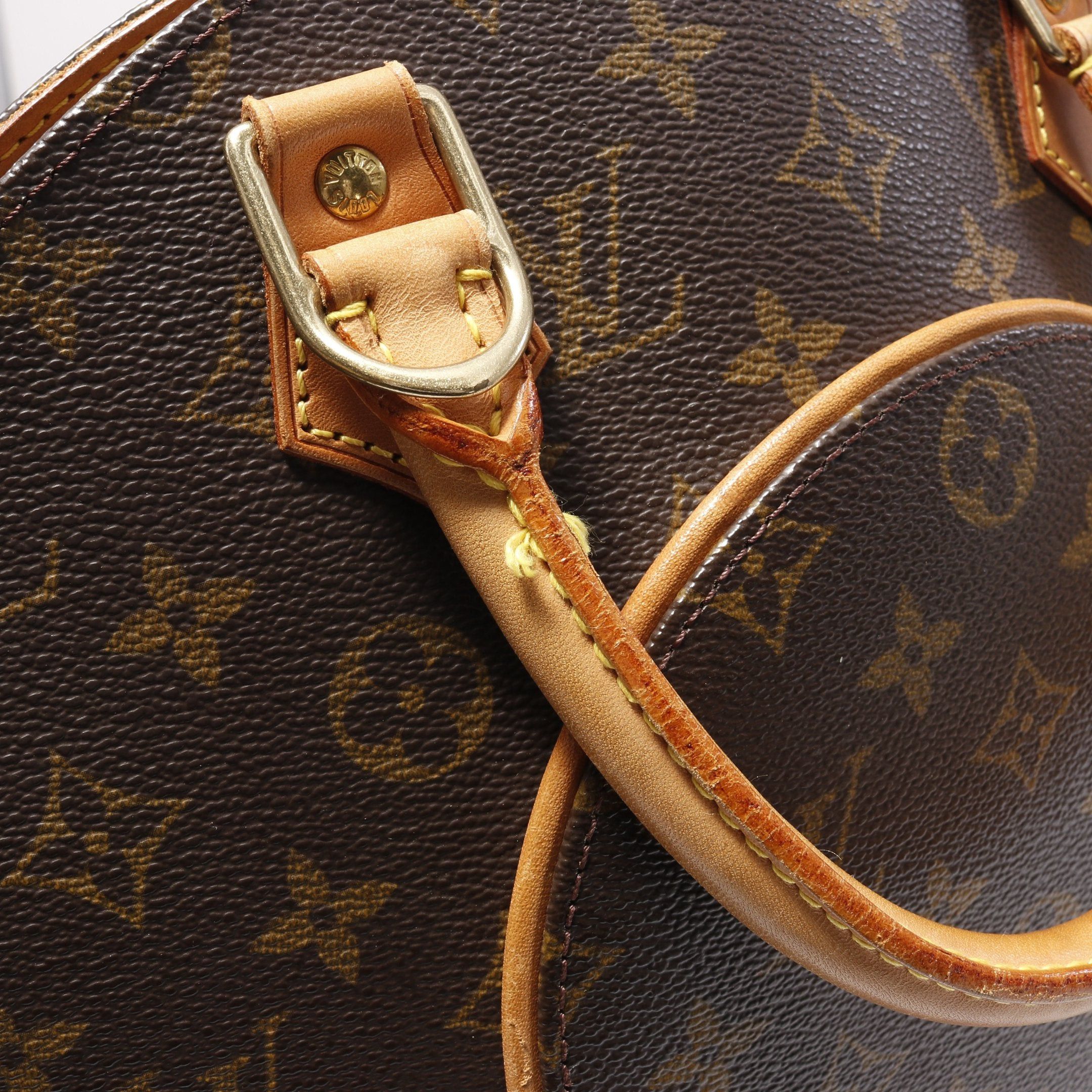 Louis Vuitton Louis Vuitton Ellipse Mm Monogram Handbag Leather Brown Size ONE SIZE - 10 Thumbnail