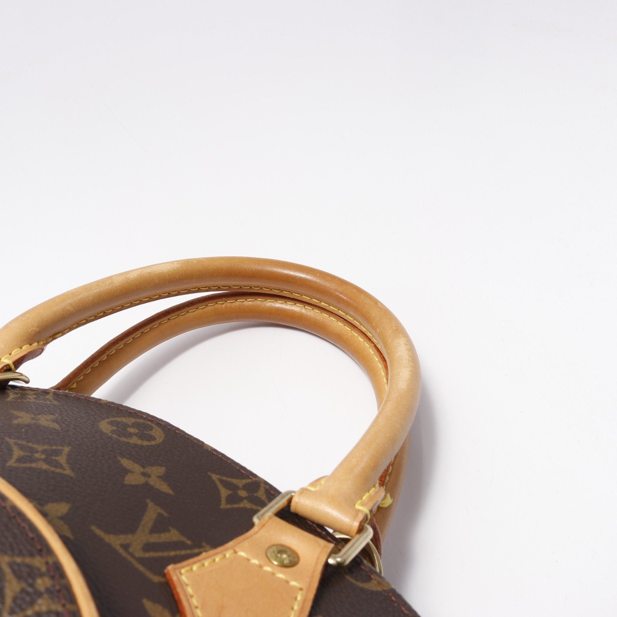 Louis Vuitton Louis Vuitton Ellipse Mm Monogram Handbag Leather Brown Size ONE SIZE - 9 Thumbnail