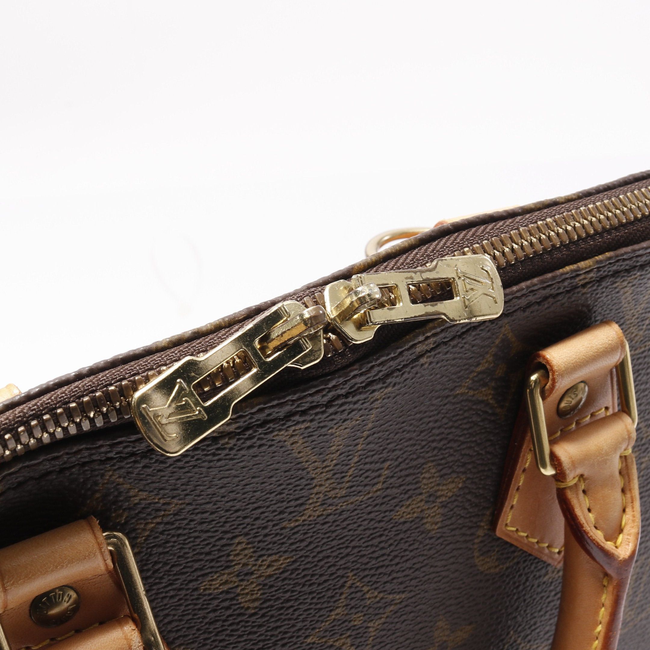 Louis Vuitton Louis Vuitton Alma Pm Monogram Handbag Leather Brown Size ONE SIZE - 11 Thumbnail