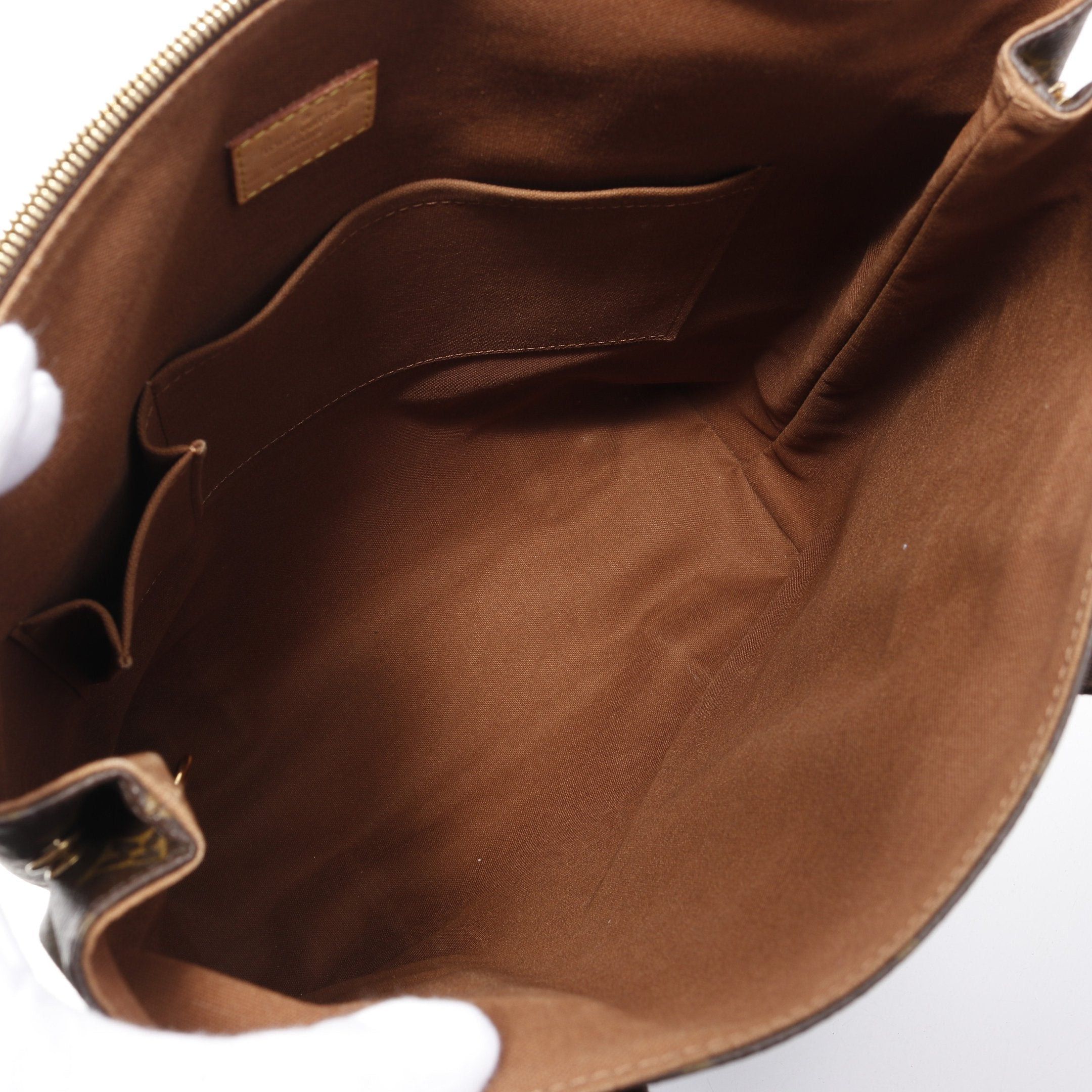 Louis Vuitton Louis Vuitton Hippopotamus Bobourg Monogram Shoulder Bag Tote Leather Brown Size ONE SIZE - 3 Thumbnail