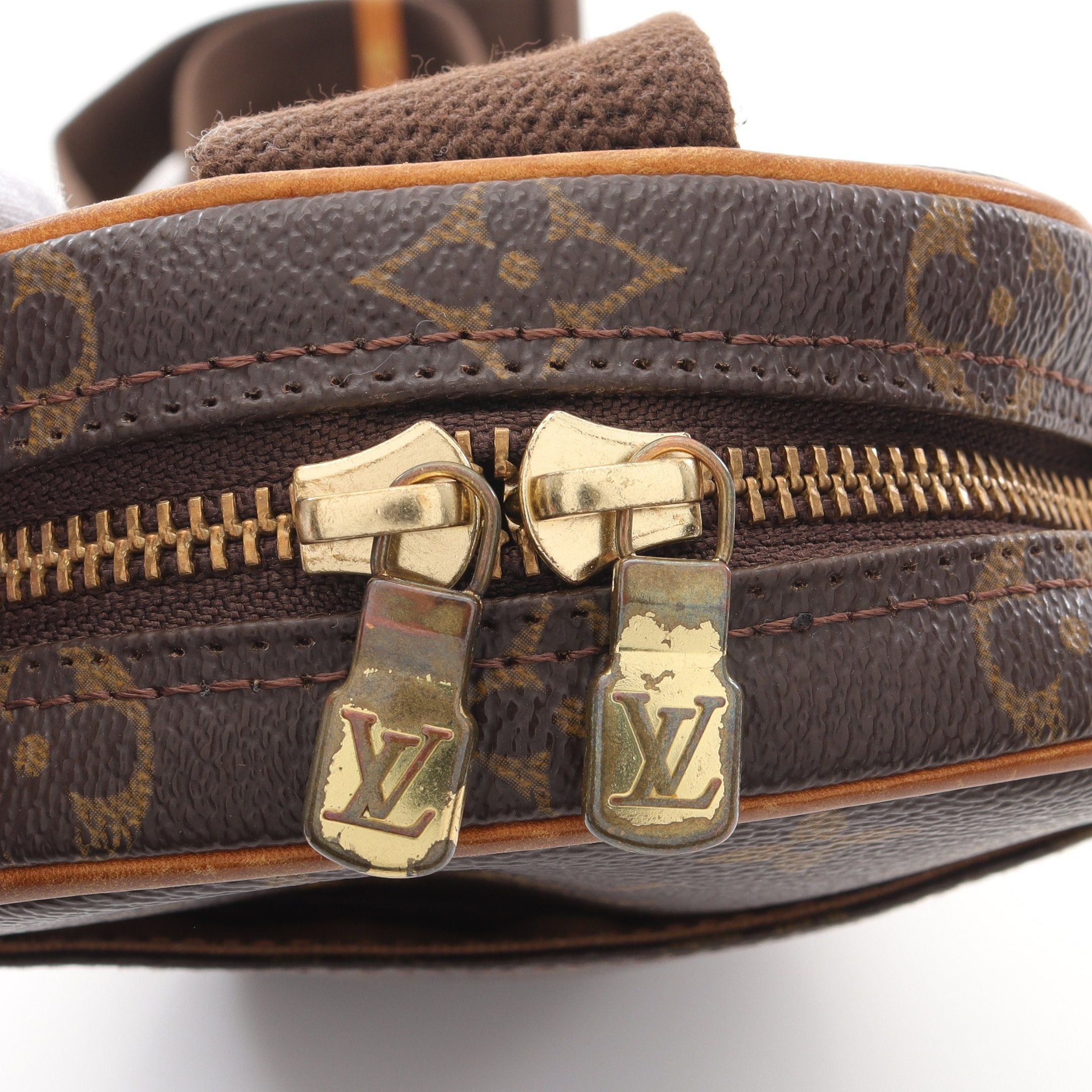 Louis Vuitton Louis Vuitton Pochette Ganju Monogram Body Bag Leather Brown Size ONE SIZE - 5 Thumbnail