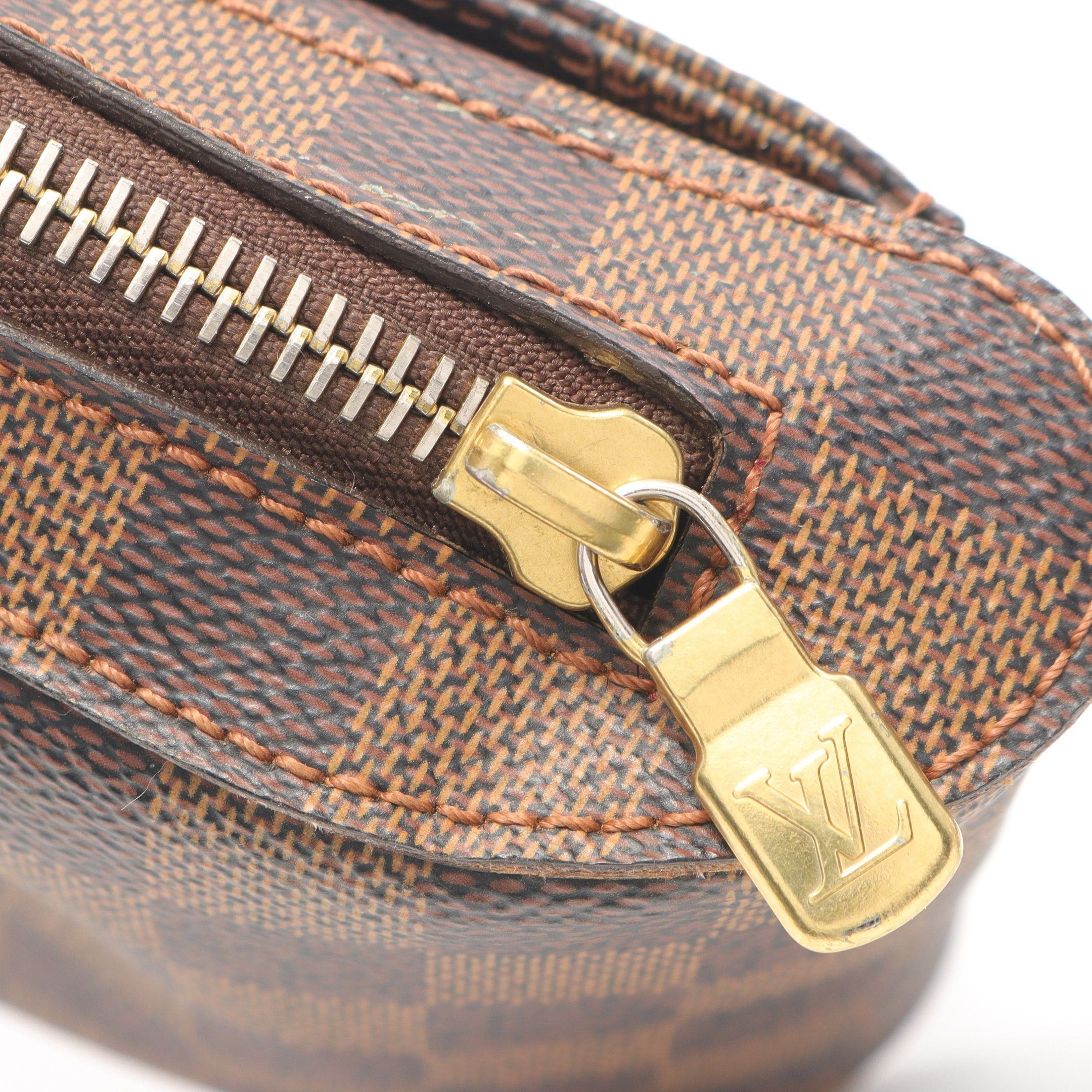 Louis Vuitton Louis Vuitton Geronimos Damier Ebene Body Bag Brown Size ONE SIZE - 7 Thumbnail