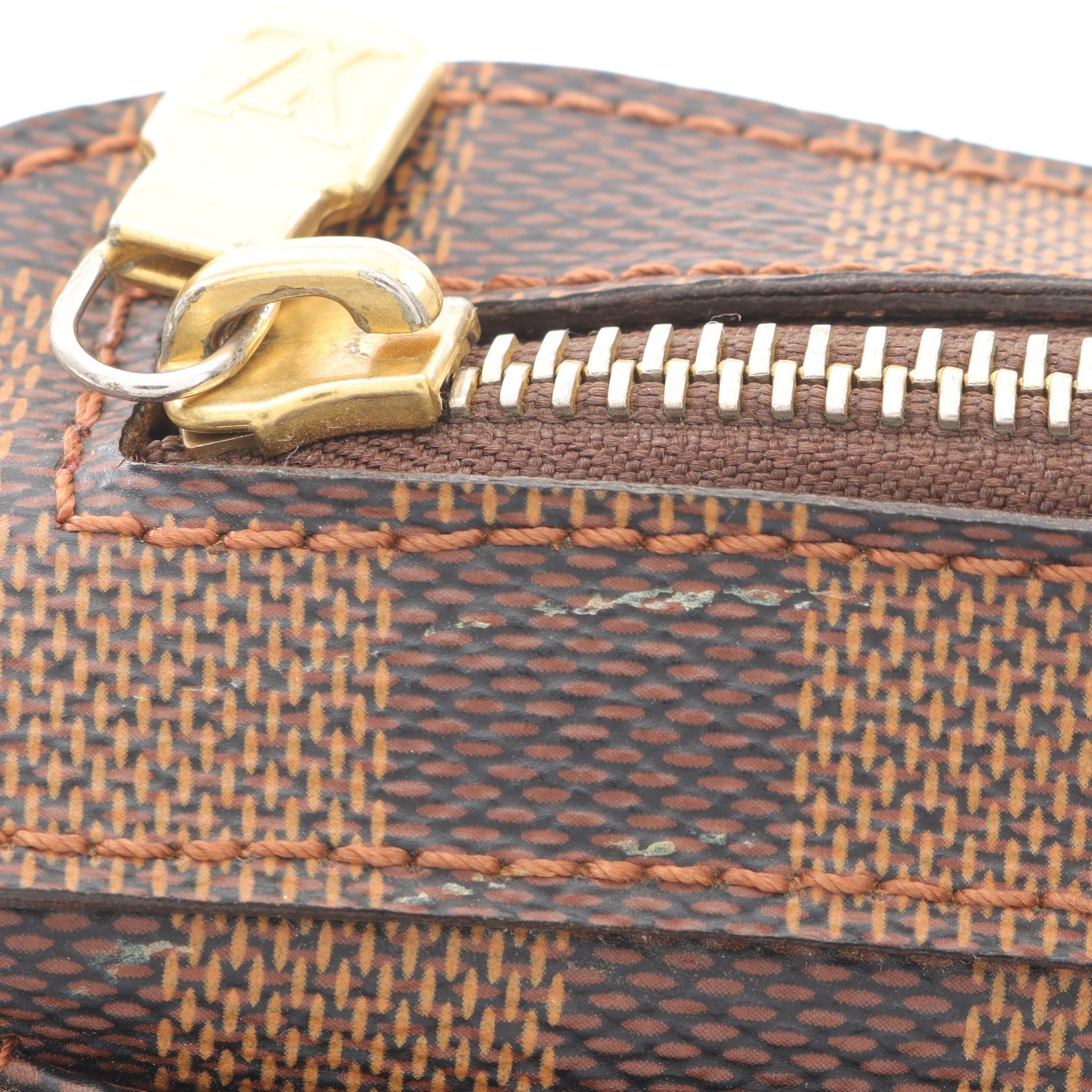 Louis Vuitton Louis Vuitton Geronimos Damier Ebene Body Bag Brown Size ONE SIZE - 6 Thumbnail
