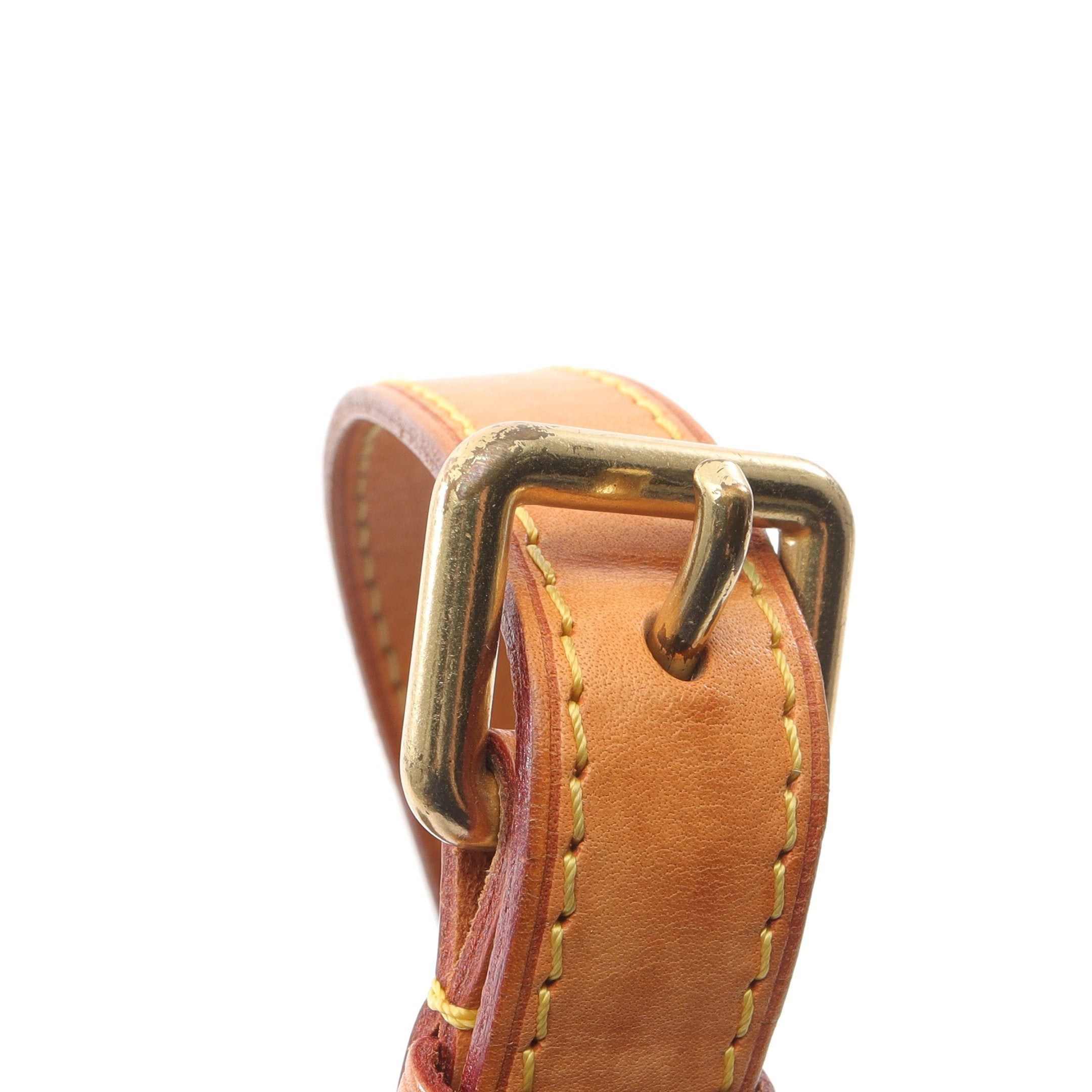 Louis Vuitton Louis Vuitton Odeon Mm Monogram Shoulder Bag Leather Brown Size ONE SIZE - 10 Thumbnail