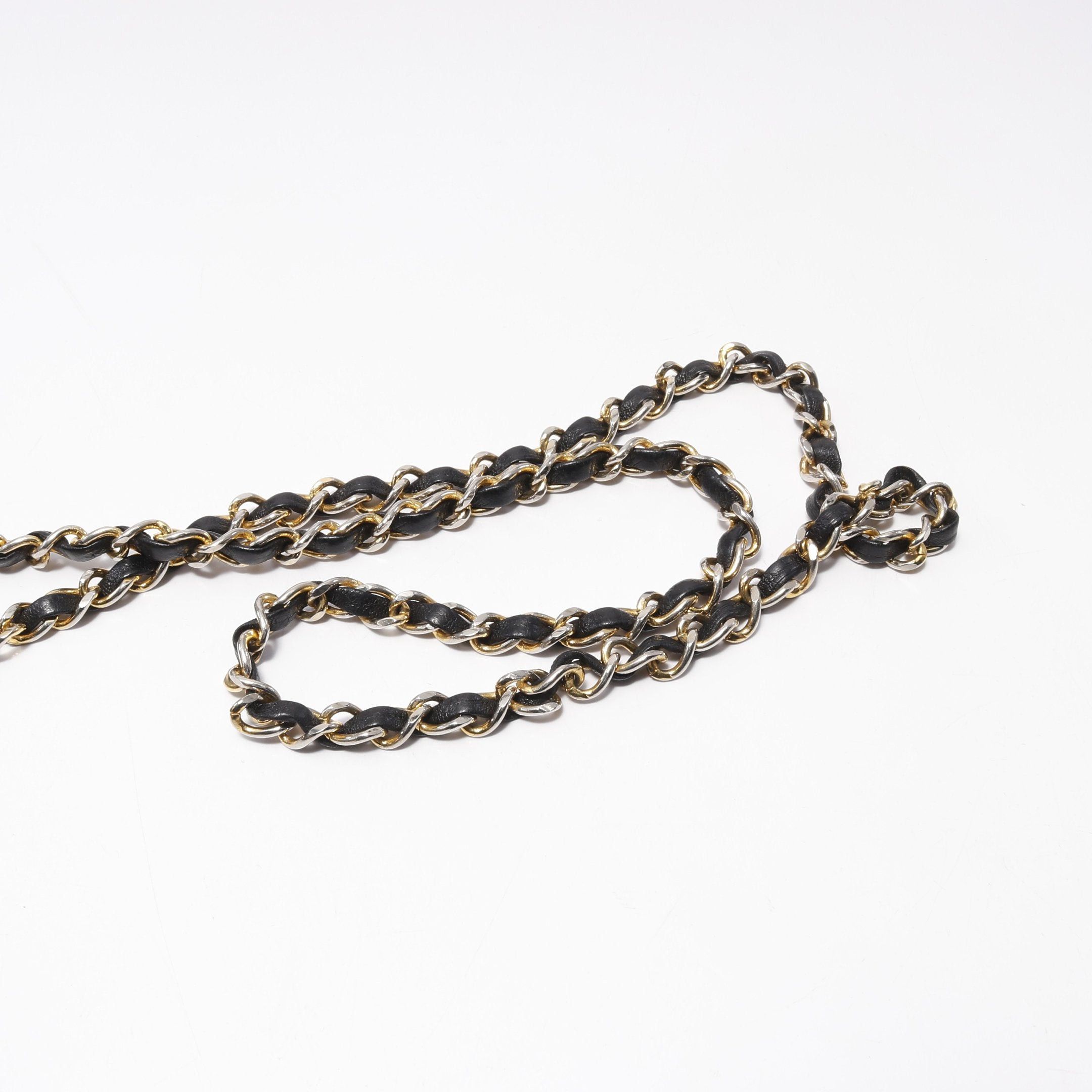 Chanel Chanel Matelasse Chain Shoulder Bag Lambskin Black Gold Hardware Size ONE SIZE - 9 Thumbnail