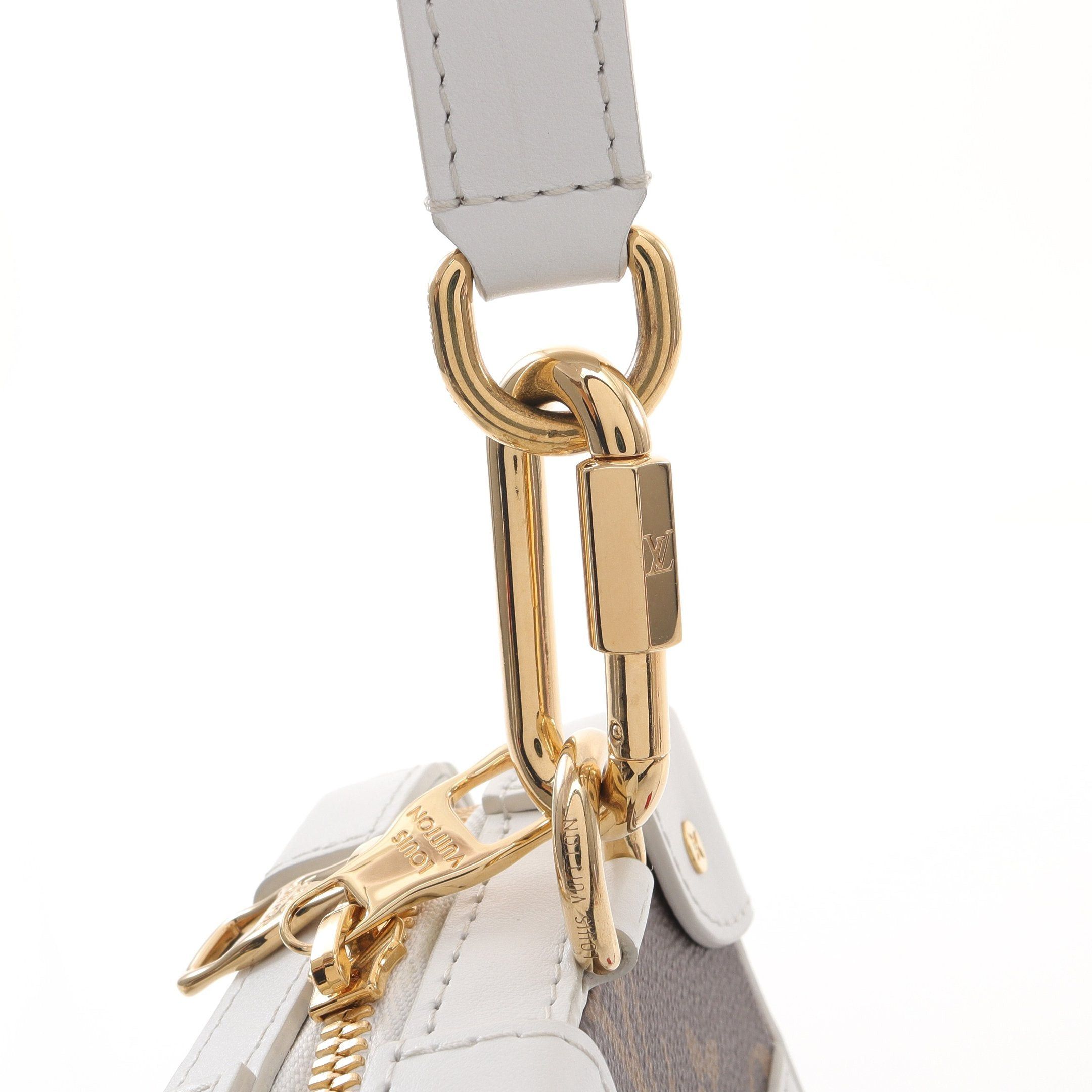 Louis Vuitton Louis Vuitton Lv * Nba Soft Trunk Phone Box Monogram Body Bag Leather Fabric Brown White Size ONE SIZE - 6 Thumbnail