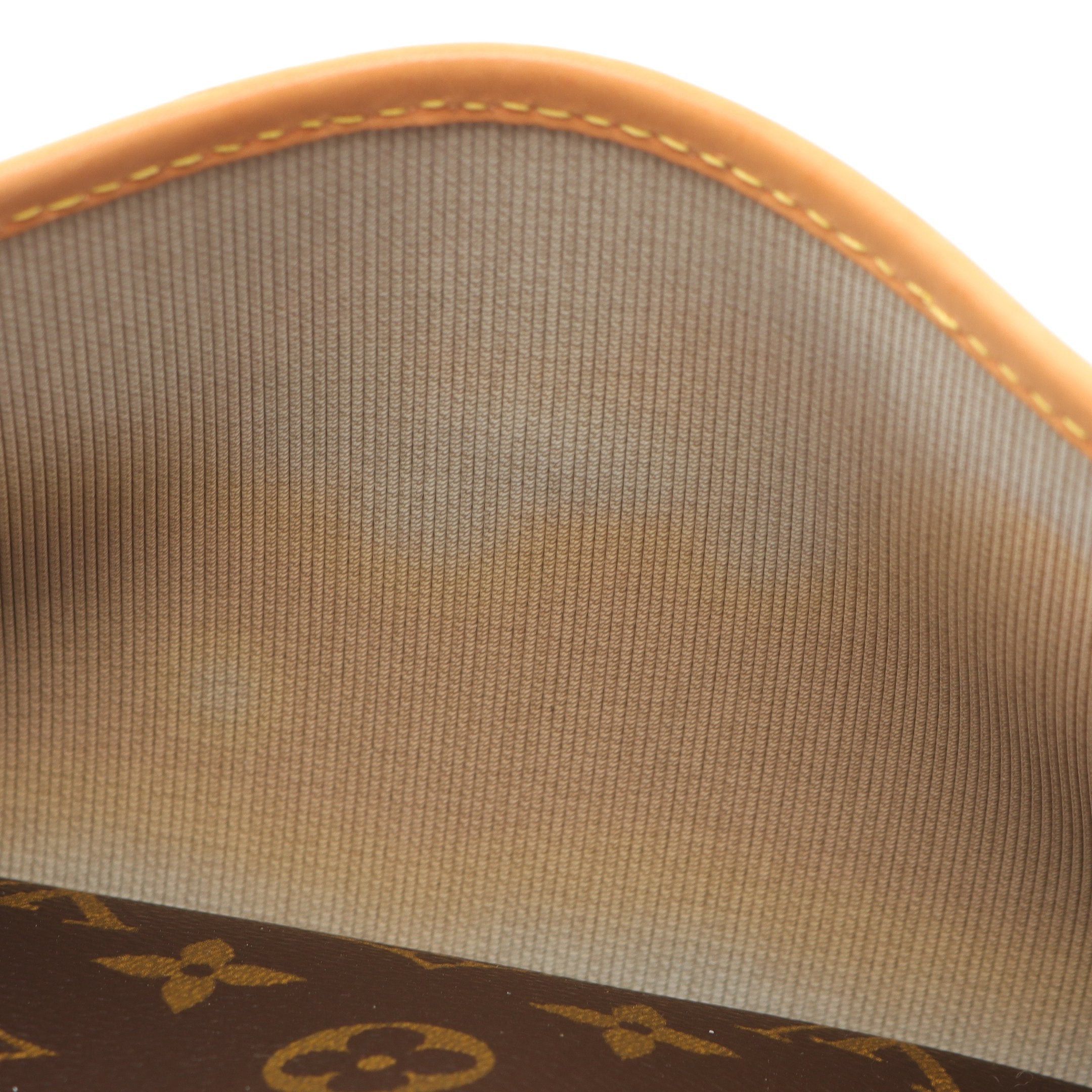 Louis Vuitton Louis Vuitton Trouville Monogram Handbag Leather Brown Size ONE SIZE - 6 Thumbnail
