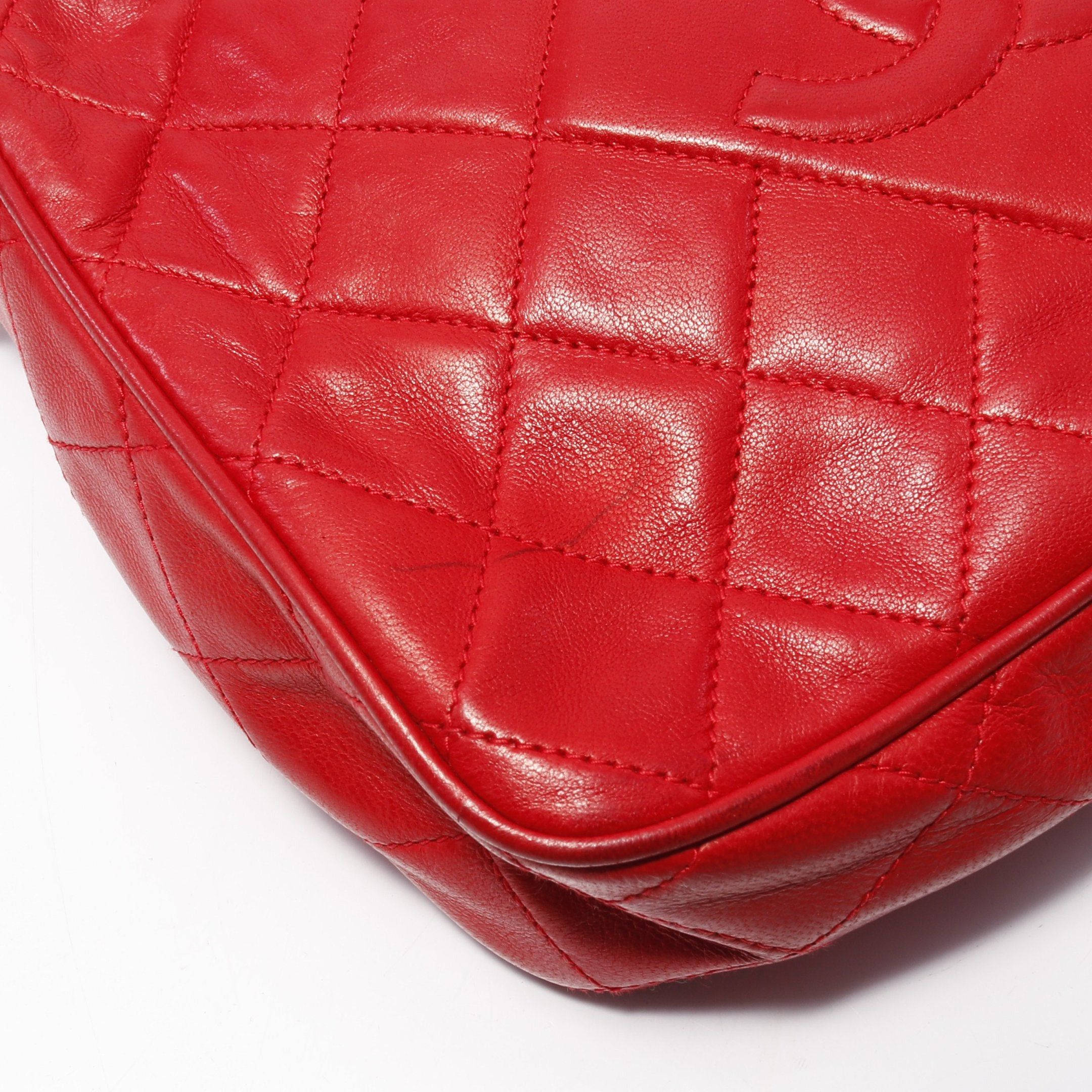 Chanel Chanel Matelasse Chain Shoulder Bag Lambskin Red Gold Hardware Tassel Size ONE SIZE - 7 Thumbnail