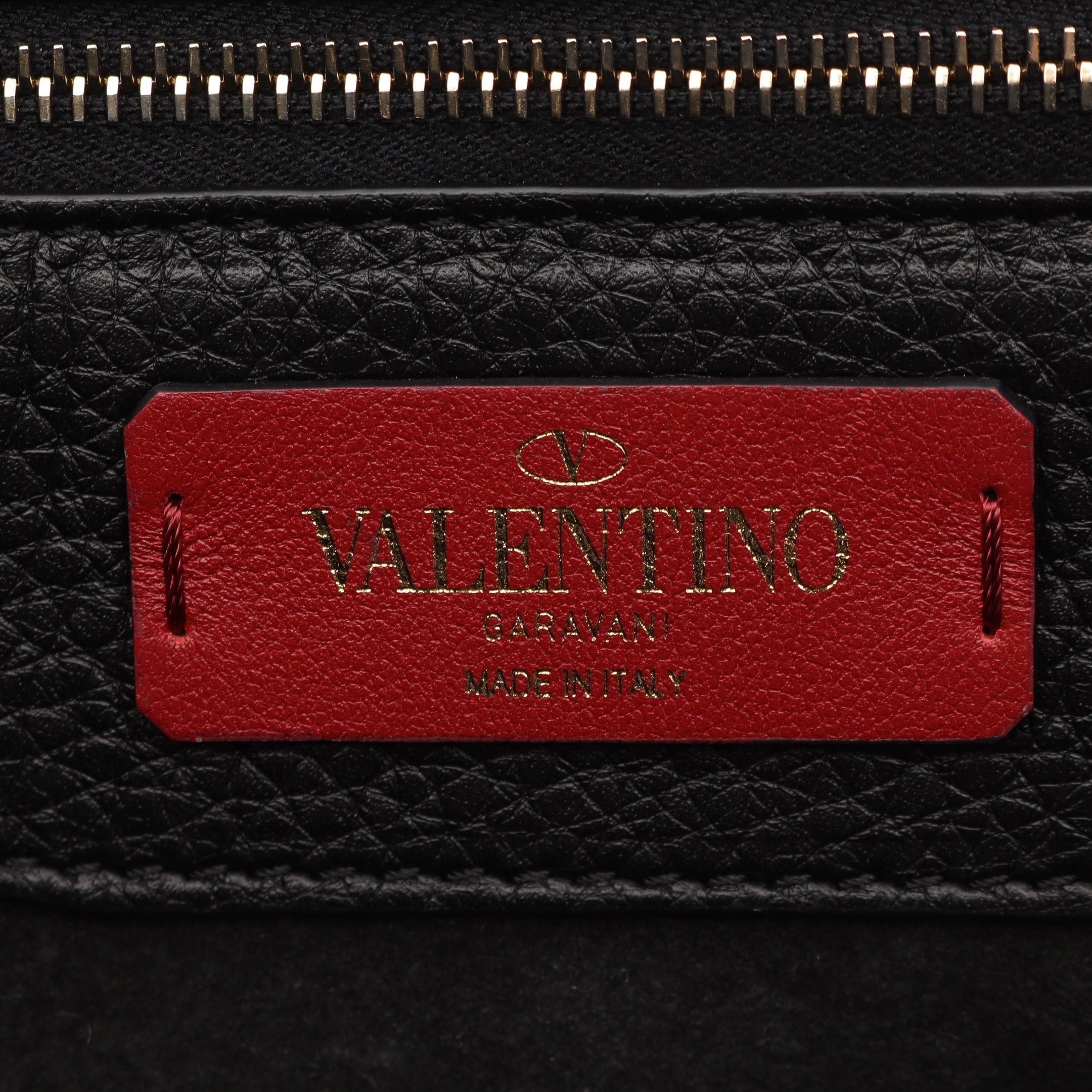 Valentino Valentino Rockstud Shoulder Bag Tote Leather Black Size ONE SIZE - 4 Thumbnail
