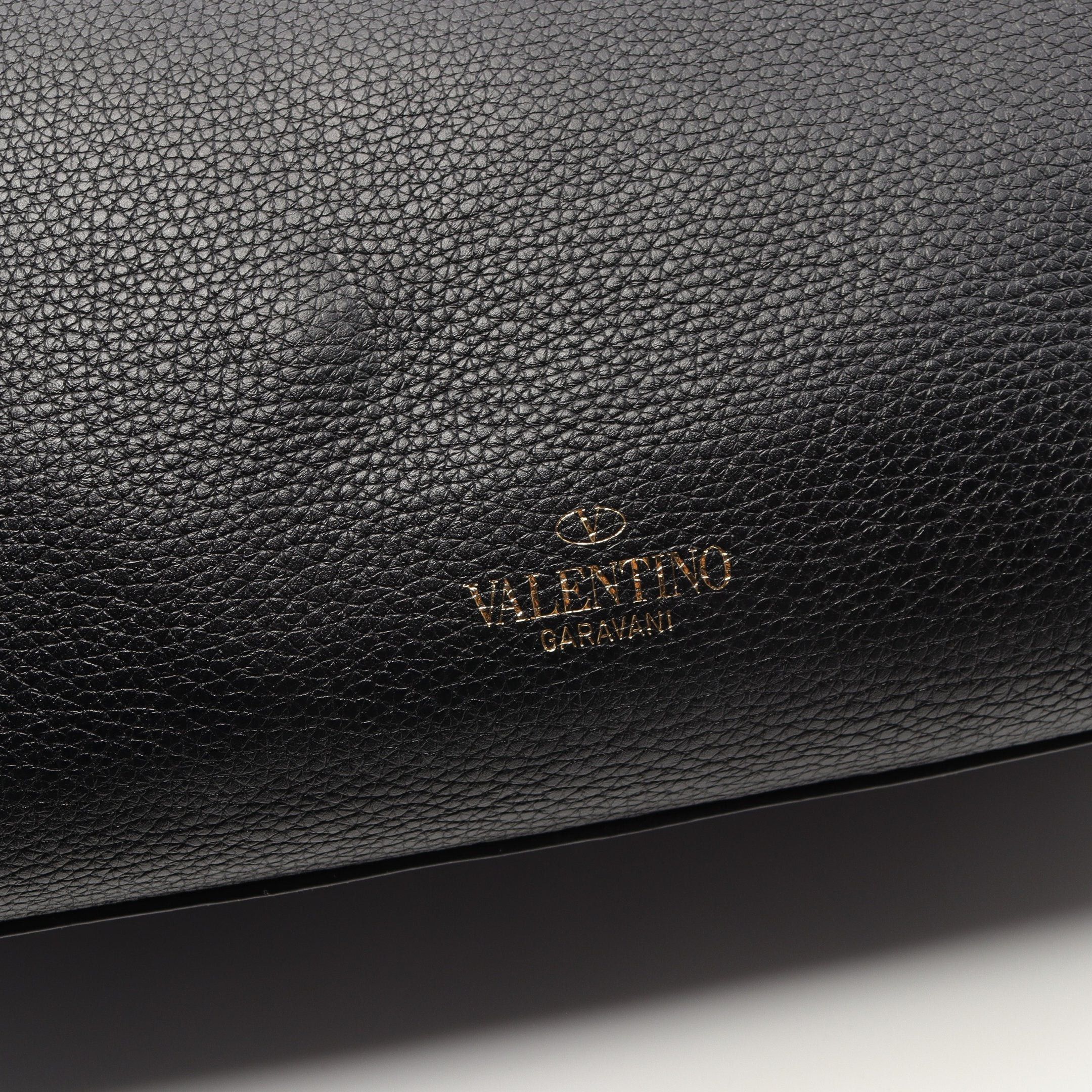 Valentino Valentino Rockstud Shoulder Bag Tote Leather Black Size ONE SIZE - 7 Thumbnail
