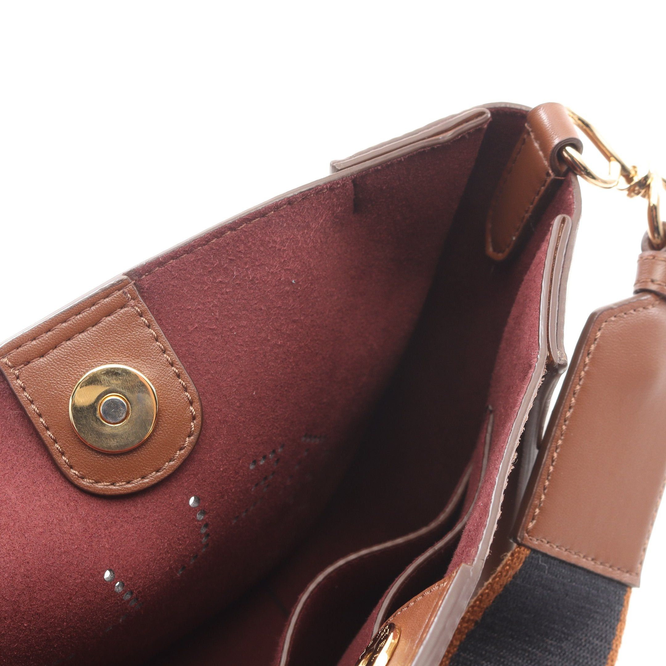 Stella McCartney Stella Mccartney Stella Logo Crossbody Shoulder Bag Fake Leather Brown Size ONE SIZE - 9 Thumbnail