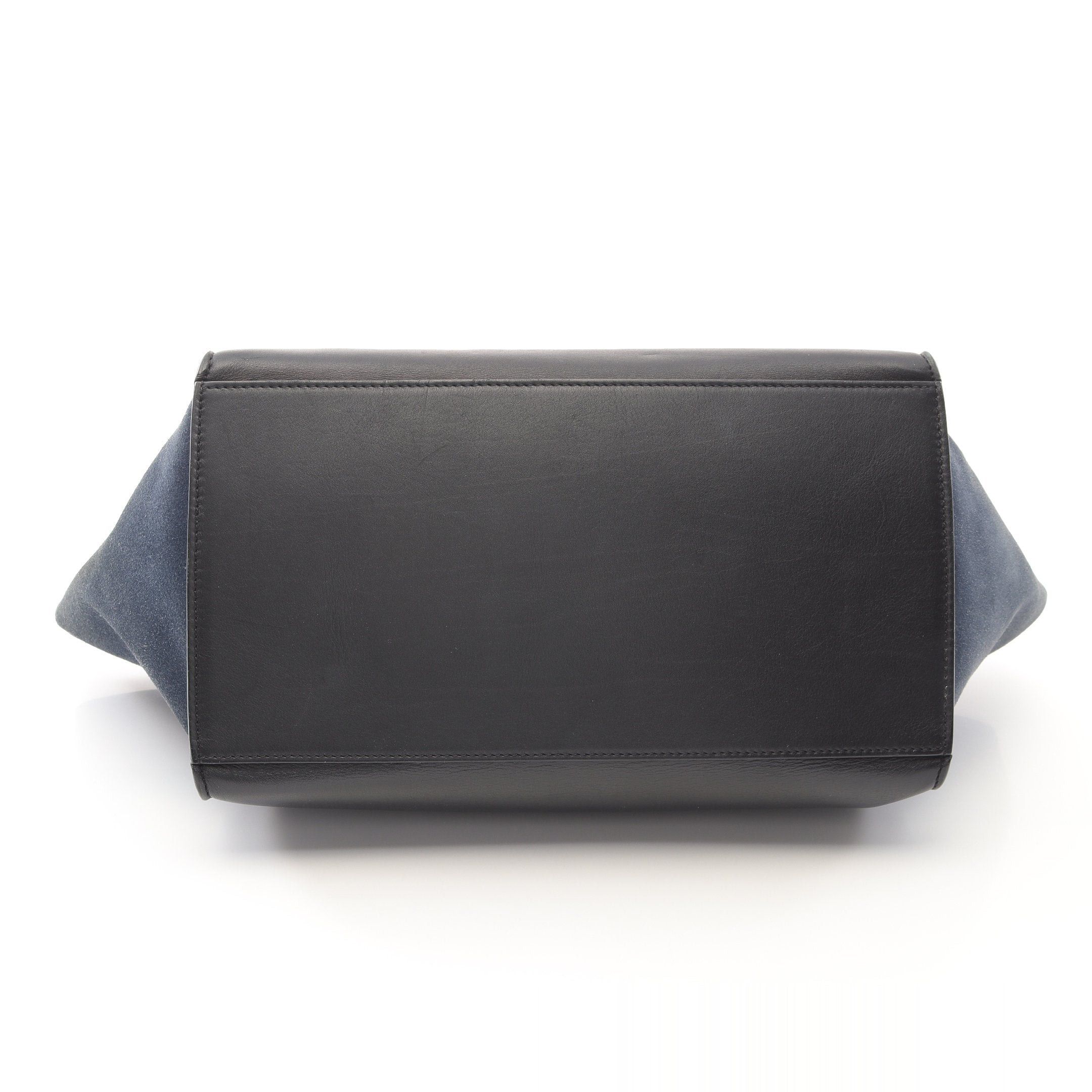 Celine Celine Trapeze Medium Handbag Leather Suede Gray Beige Black Blue Size ONE SIZE - 13 Thumbnail