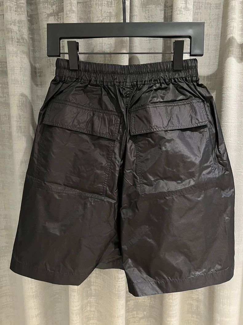 Rick Owens Black Lightweight Summer Drop-Crotch Shorts Size US 31 - 2 Thumbnail