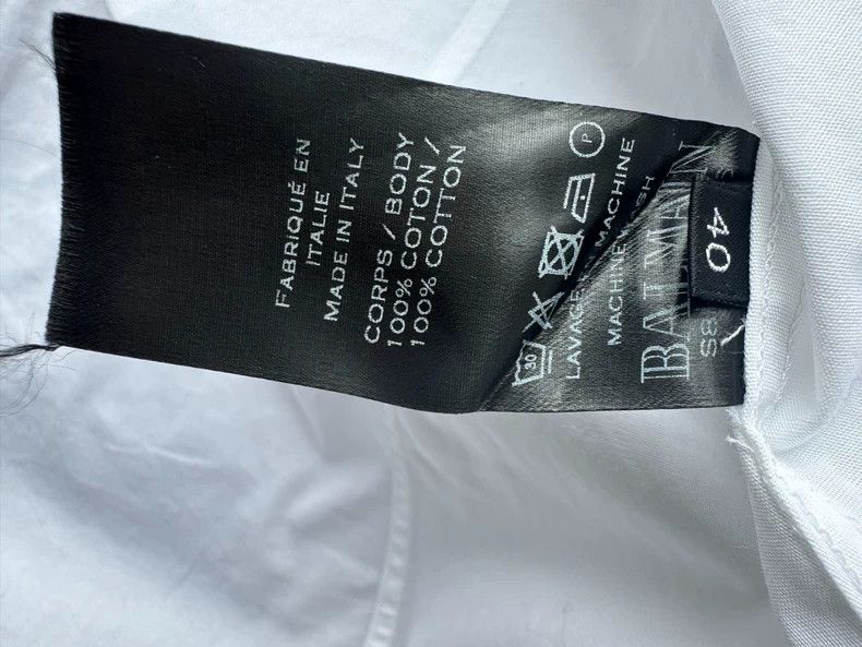 Balmain Balmain Court Shirt with Lost Tag, Unused Size US M / EU 48-50 / 2 - 4 Thumbnail
