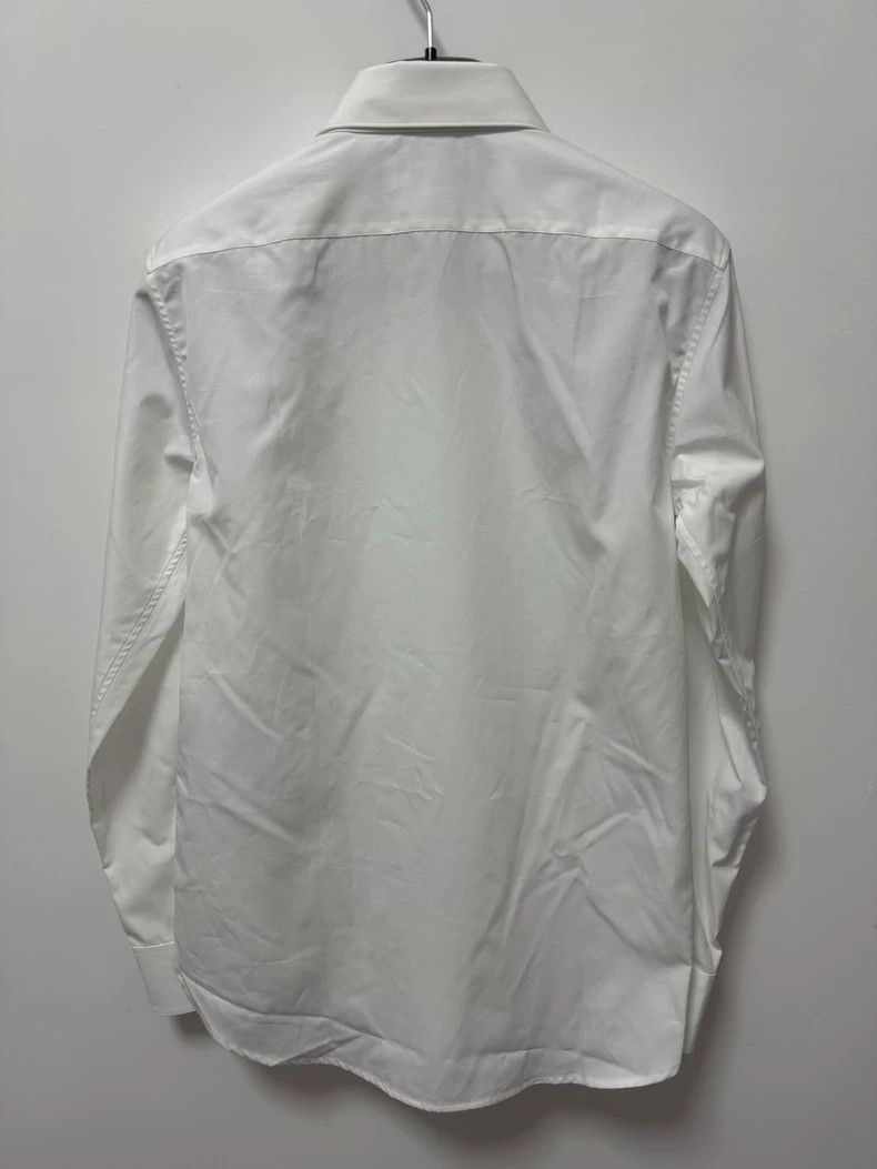 Saint Laurent Paris Saint Laurent White Cotton Classic Shirt- DMC Size US M / EU 48-50 / 2 - 2 Thumbnail
