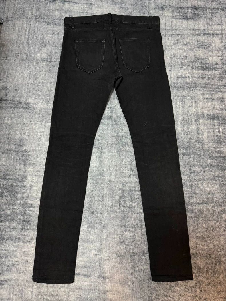 Saint Laurent Paris Saint Laurent Black Ripped Knee Denim Pants- DMC Size US 32 / EU 48 - 2 Thumbnail