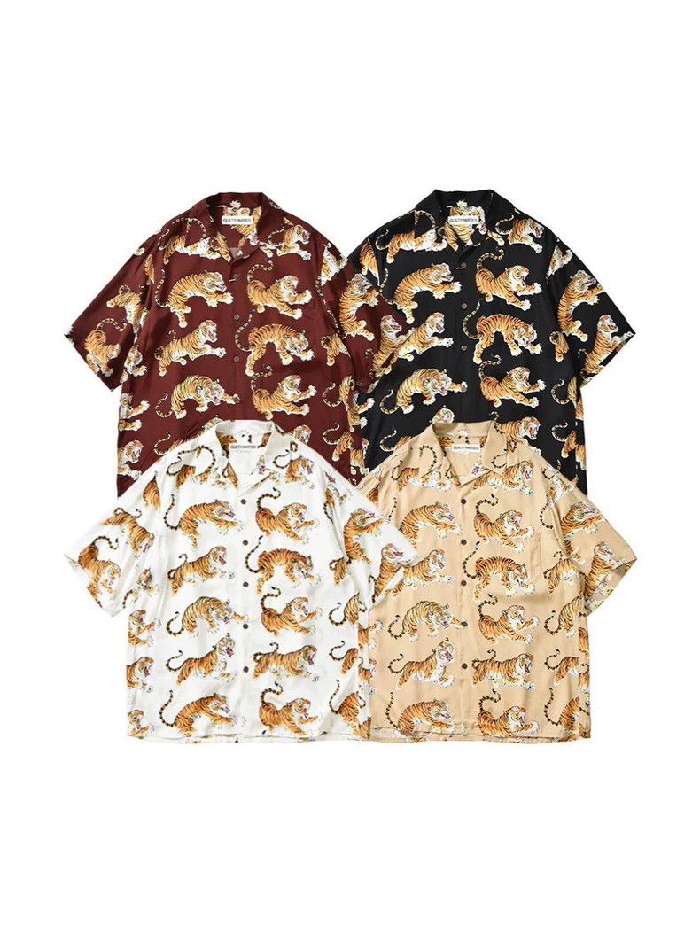 Wacko Maria WACKO MARIA Hawaiian Tiger Short Sleeve Shirt- DMC Size US L / EU 52-54 / 3 - 7 Thumbnail