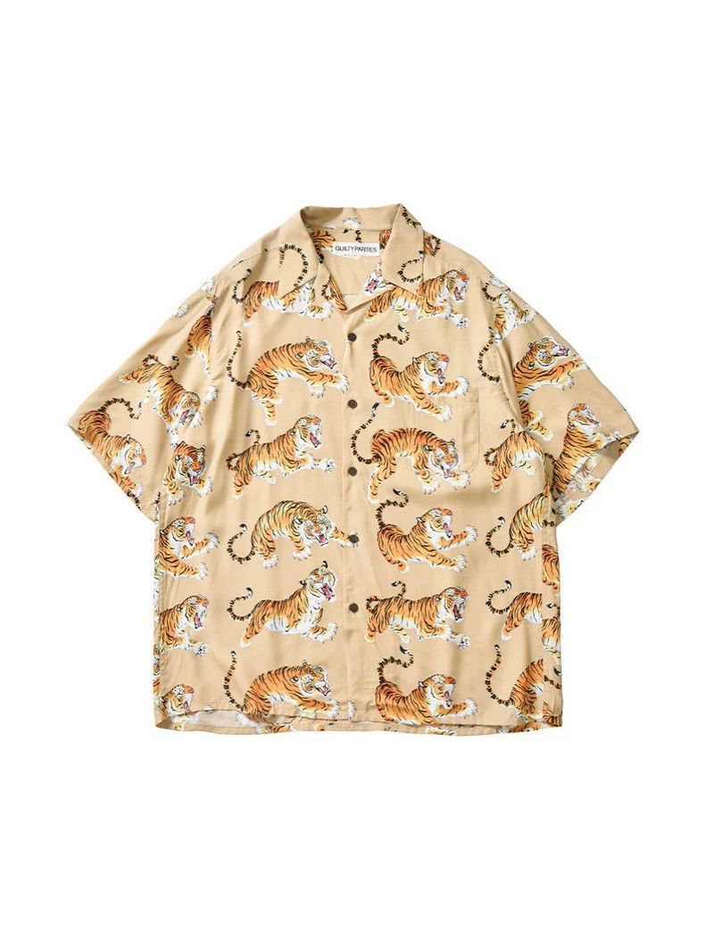 Wacko Maria WACKO MARIA Hawaiian Tiger Short Sleeve Shirt- DMC Size US L / EU 52-54 / 3 - 6 Thumbnail