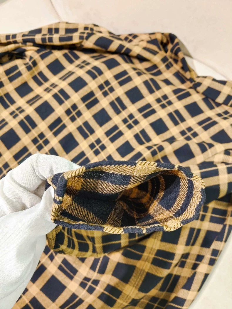 Saint Laurent Paris Saint Laurent Plaid Shirt Size 36- DMC Size US S / EU 44-46 / 1 - 6 Thumbnail
