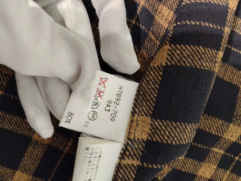 Saint Laurent Paris Saint Laurent Plaid Shirt Size 36- DMC Size US S / EU 44-46 / 1 - 9 Thumbnail