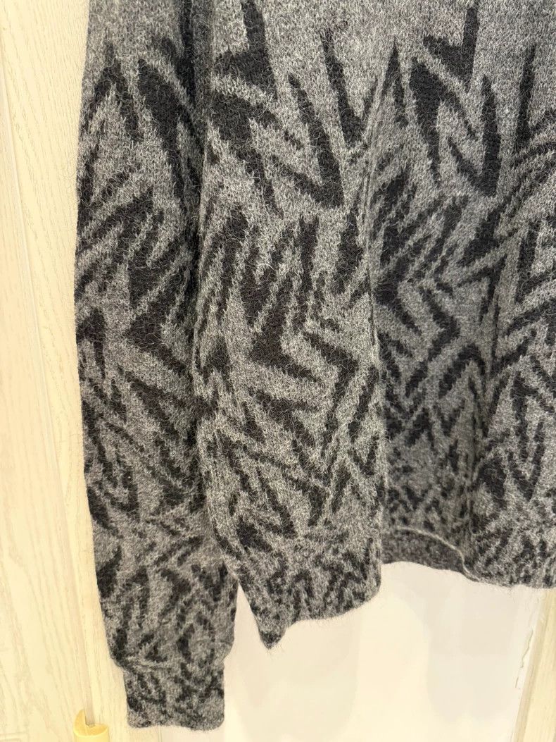 Saint Laurent Paris Saint Laurent Lightning Pattern Knit Sweater- DMC Size US M / EU 48-50 / 2 - 3 Thumbnail