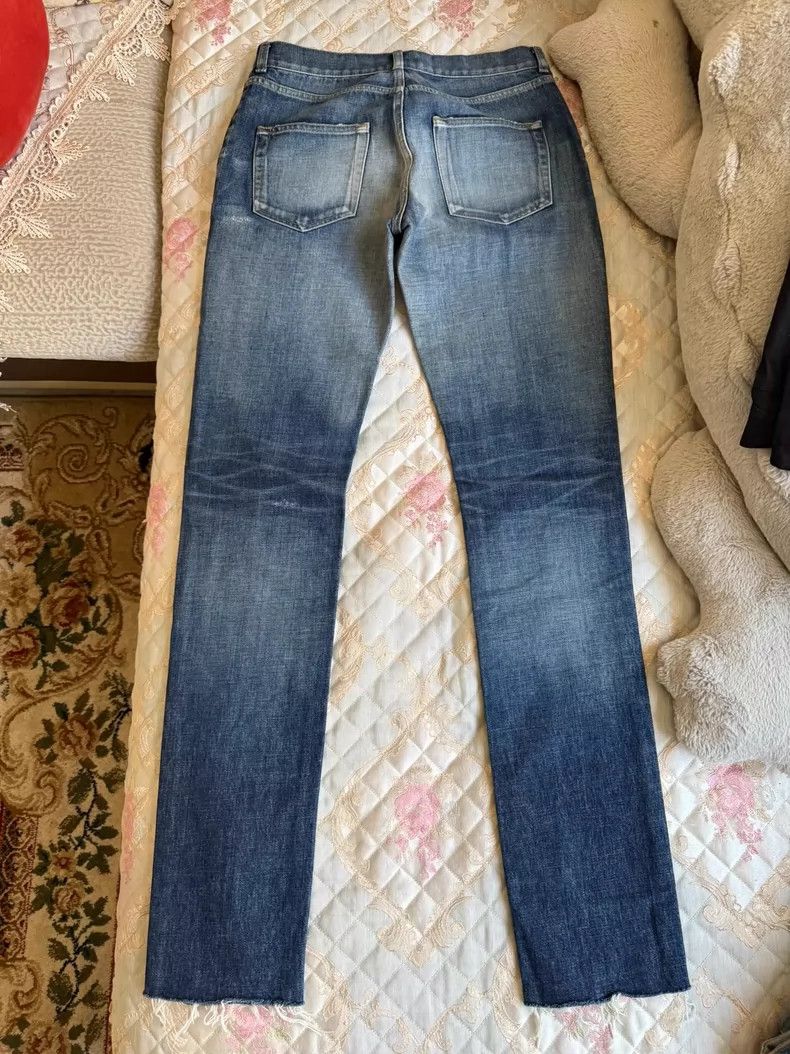 Light Blue Frayed Denim Pants Size 29- DMC
