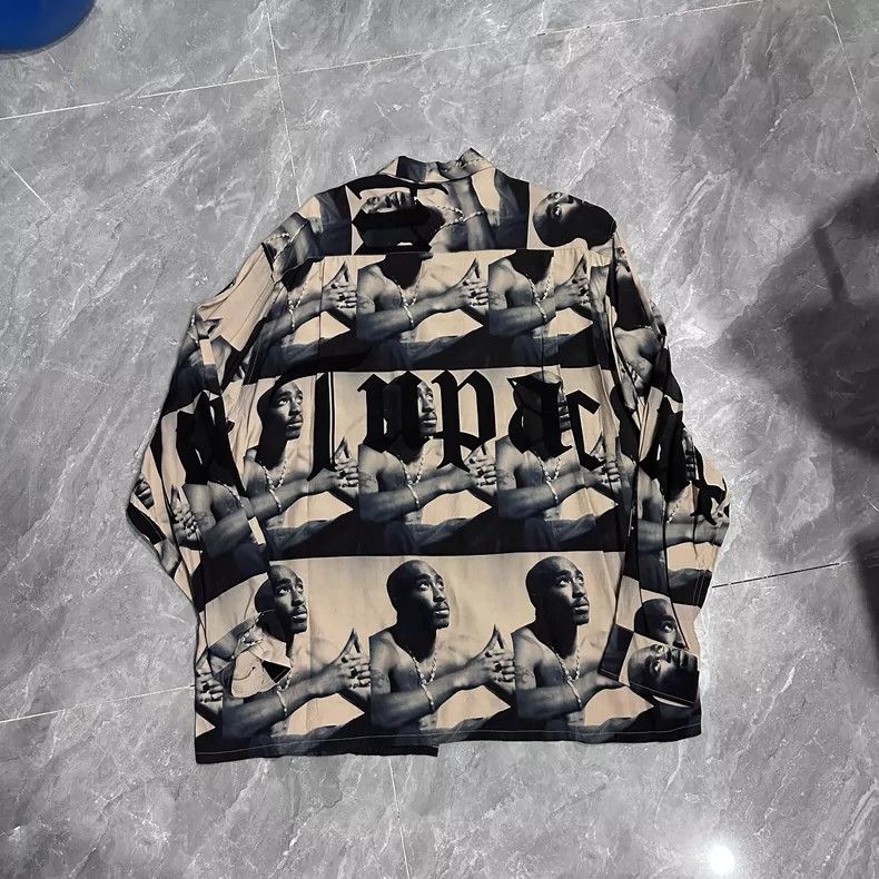 Wacko Maria 2PAC Silk Long Sleeve Shirt- DMC