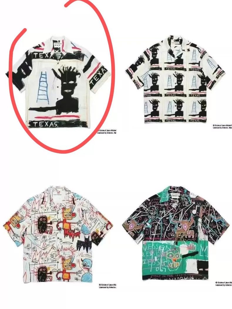 Wacko Maria Guilty Parties Jean-Michel Basquiat Shirt M- DMC Size US M / EU 48-50 / 2 - 2 Thumbnail