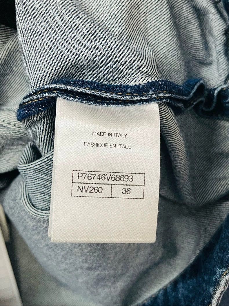 Chanel Chanel Denim Jacket with Button Front- DMC Size US M / EU 48-50 / 2 - 5 Thumbnail