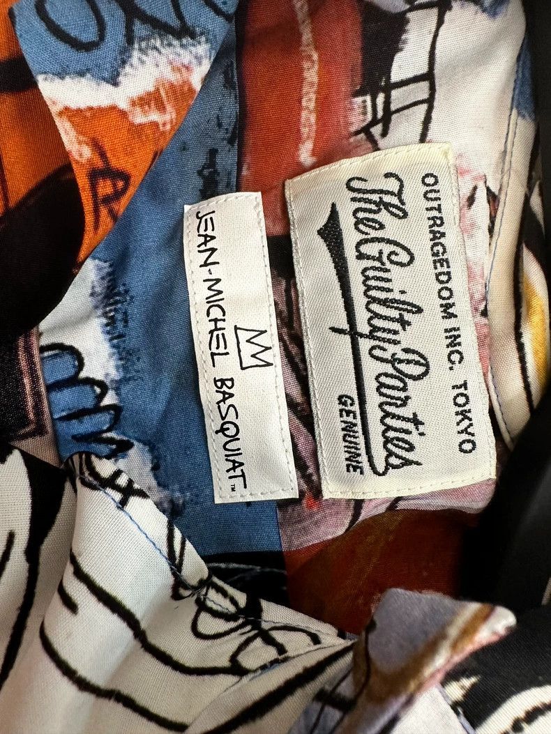 Wacko Maria Wacko Maria x Basquiat Graffiti Short Sleeve Shirt- DMC Size US M / EU 48-50 / 2 - 5 Thumbnail