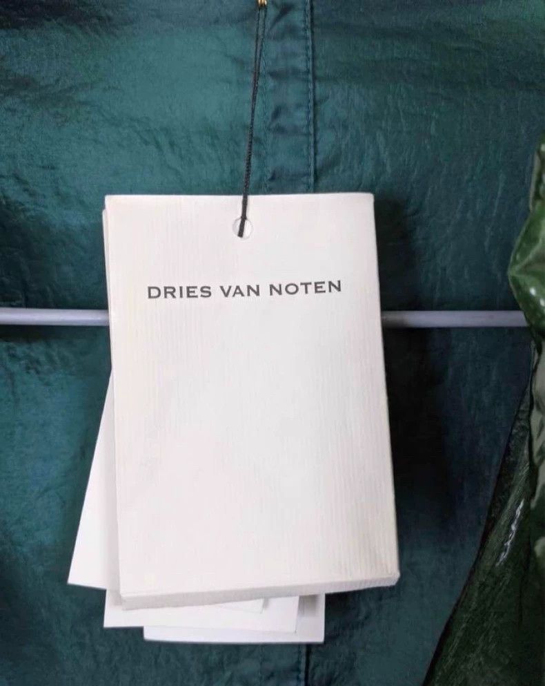 Dries Van Noten Dries Van Noten Green Raincoat Size 48- DMC Size US L / EU 52-54 / 3 - 4 Thumbnail
