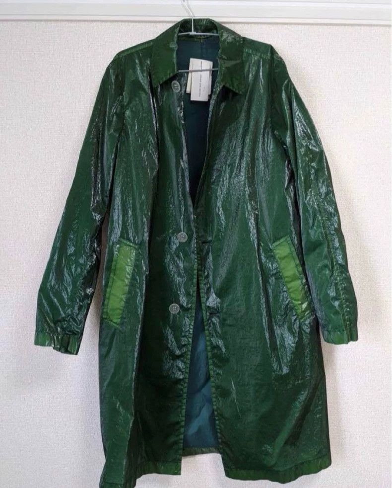 Dries Van Noten Dries Van Noten Green Raincoat Size 48- DMC Size US L / EU 52-54 / 3 - 2 Thumbnail