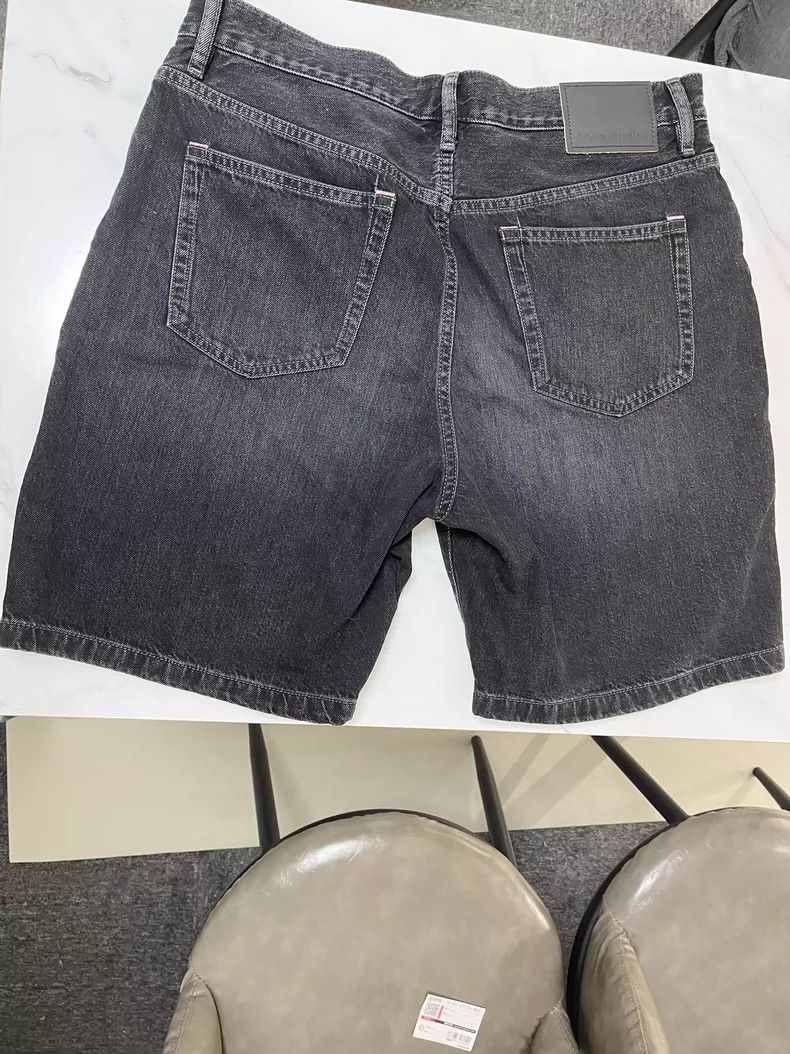 Acne Studios Acne Studios Gray Loose Denim Shorts- DMC Size US 32 / EU 48 - 2 Thumbnail
