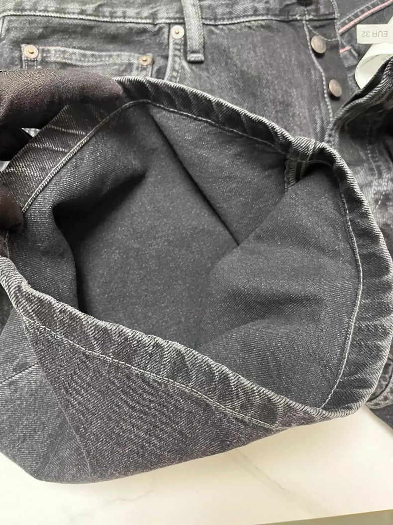 Acne Studios Acne Studios Gray Loose Denim Shorts- DMC Size US 32 / EU 48 - 9 Thumbnail