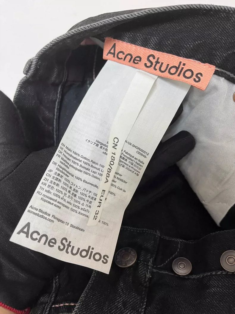 Acne Studios Acne Studios Gray Loose Denim Shorts- DMC Size US 32 / EU 48 - 3 Thumbnail