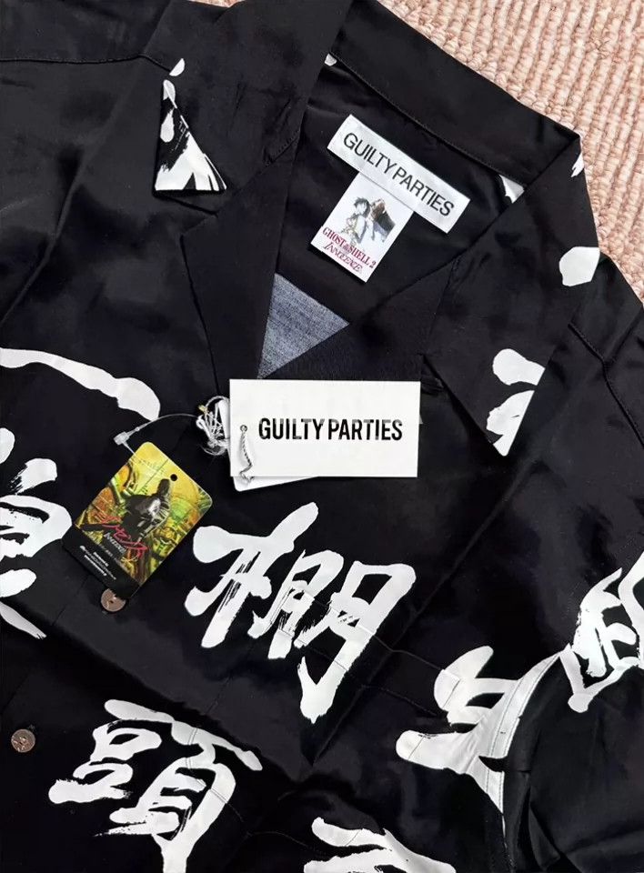 WACKO MARIA x GHOST IN THE SHELL Short Sleeve Shirt- DMC
