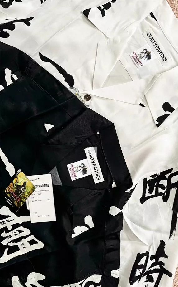 WACKO MARIA x GHOST IN THE SHELL Short Sleeve Shirt- DMC