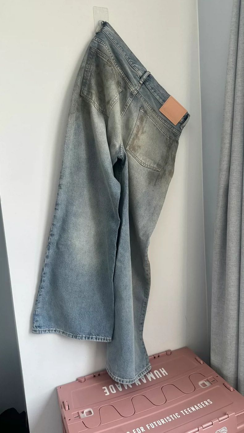 Acne Studios Acne Studios Blue Distressed Denim Pants- DMC Size US 32 / EU 48 - 2 Thumbnail