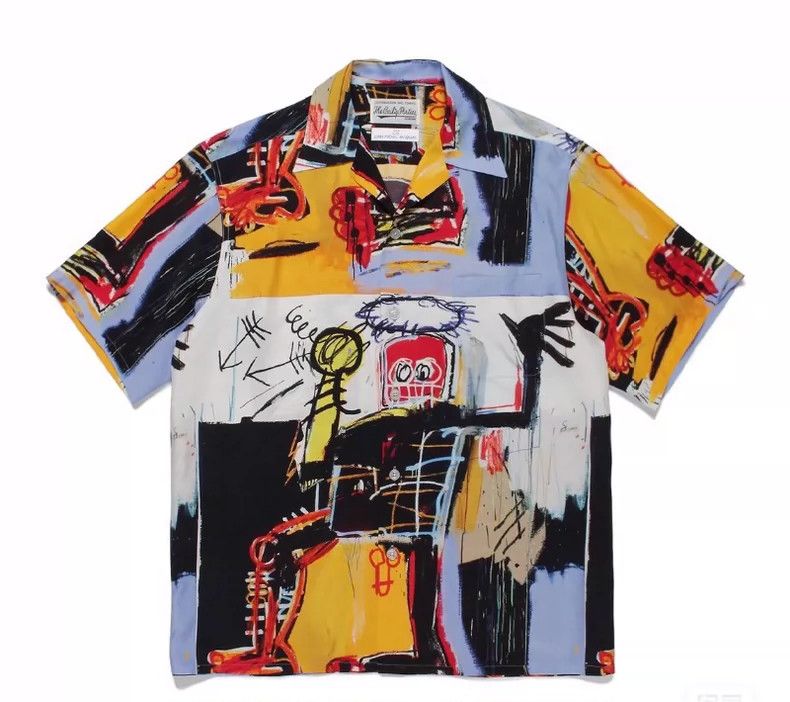 Wacko Maria Wacko Maria Shirt with Colorful Design- DMC Size US XL / EU 56 / 4 - 2 Thumbnail