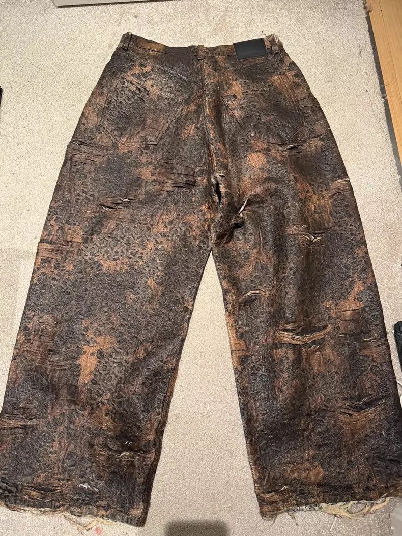 Balenciaga Acne Studios Baggy Pants with Unique Design- DMC Size US 32 / EU 48 - 2 Thumbnail