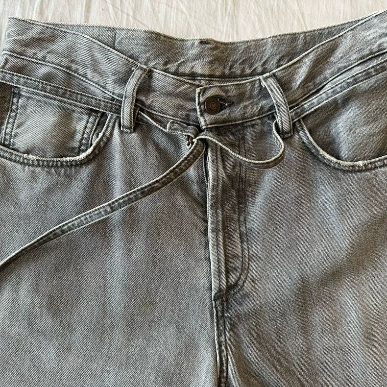 Acne Studios Acne Classic Drawstring Denim Pants with Details- DMC Size US 29 - 8 Thumbnail