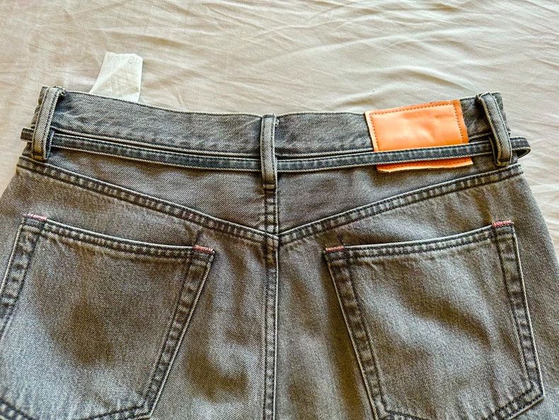 Acne Studios Acne Classic Drawstring Denim Pants with Details- DMC Size US 29 - 5 Thumbnail