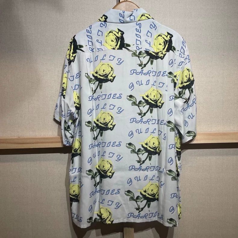 Wacko Maria Wacko Maria Rose Print Summer Shirt- DMC Size US M / EU 48-50 / 2 - 5 Thumbnail