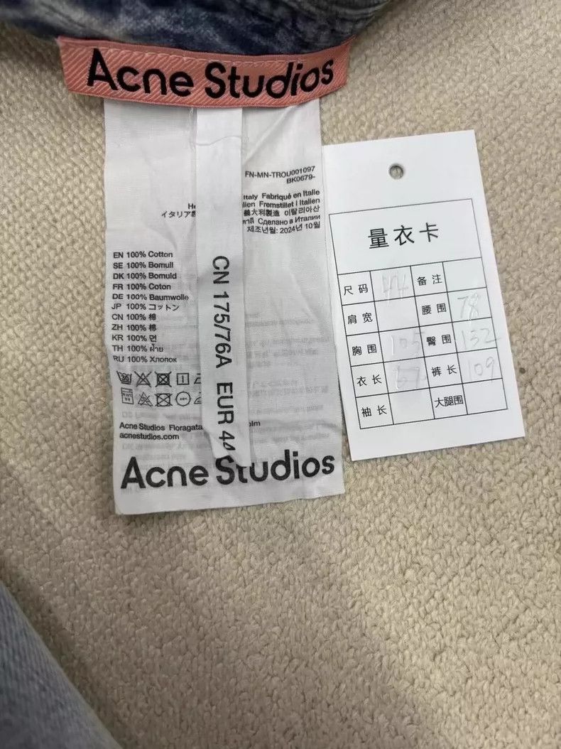 Acne Studios Acne Studios Distressed Loose Fit Denim Pants- DMC Size US 31 - 5 Thumbnail